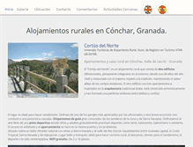 Tablet Screenshot of cortijodelnorte.es